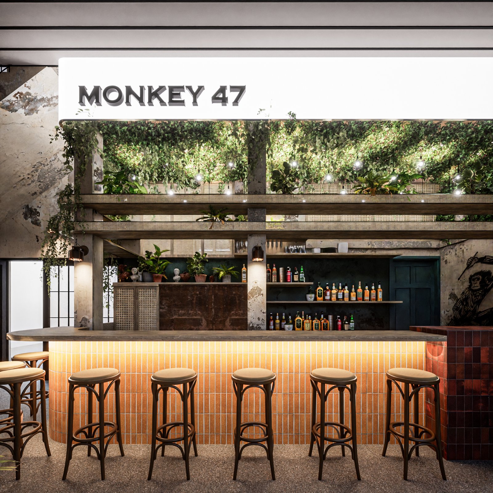 TARANTINO BAR & RESTAURANT INTERIOR DESIGN, MONTENEGRO, 2023
