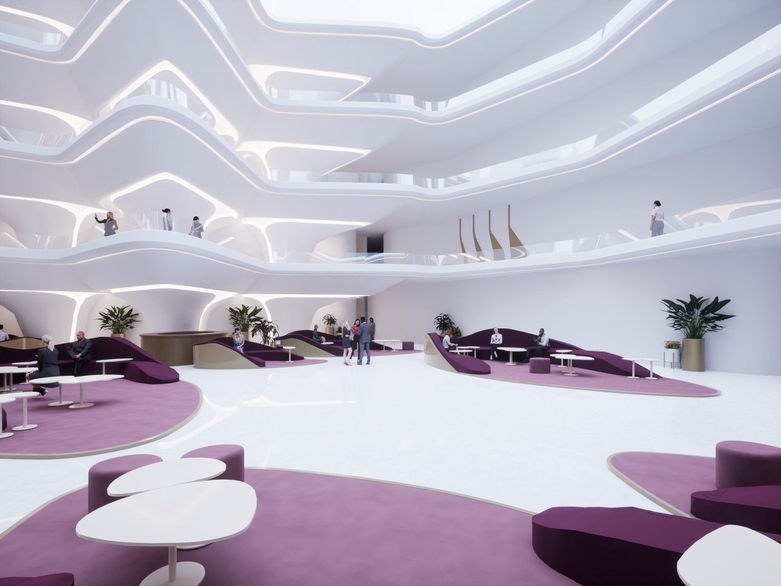 ME DUBAI HOTEL LOBBY PLANTS ARRANGEMENTS DESIGN, DUBAI, 2023