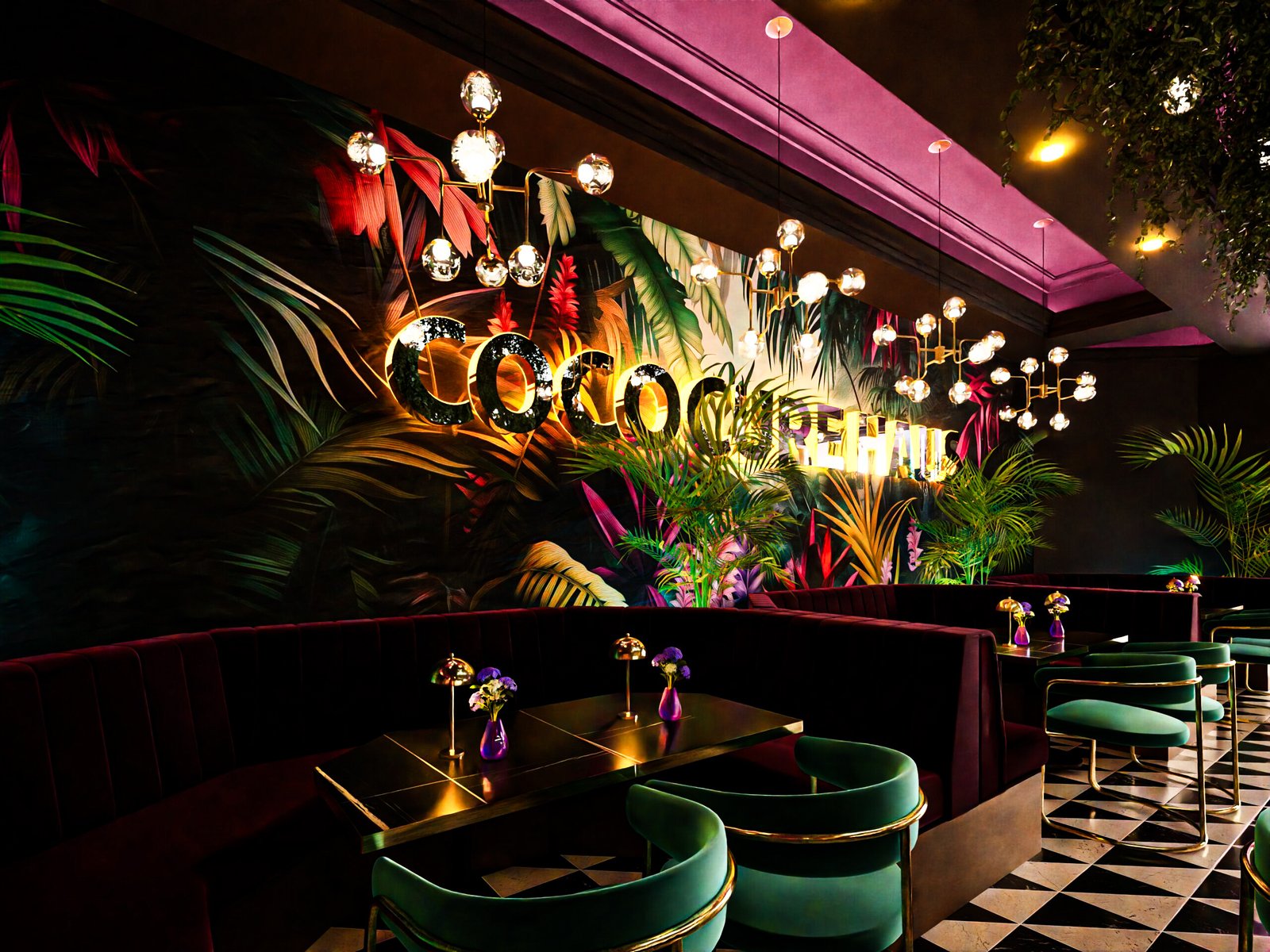 COCOCURE HOUSE RESTAURANT & NIGHT CLUB INTERIOR DESIGN, LONDON, 2024