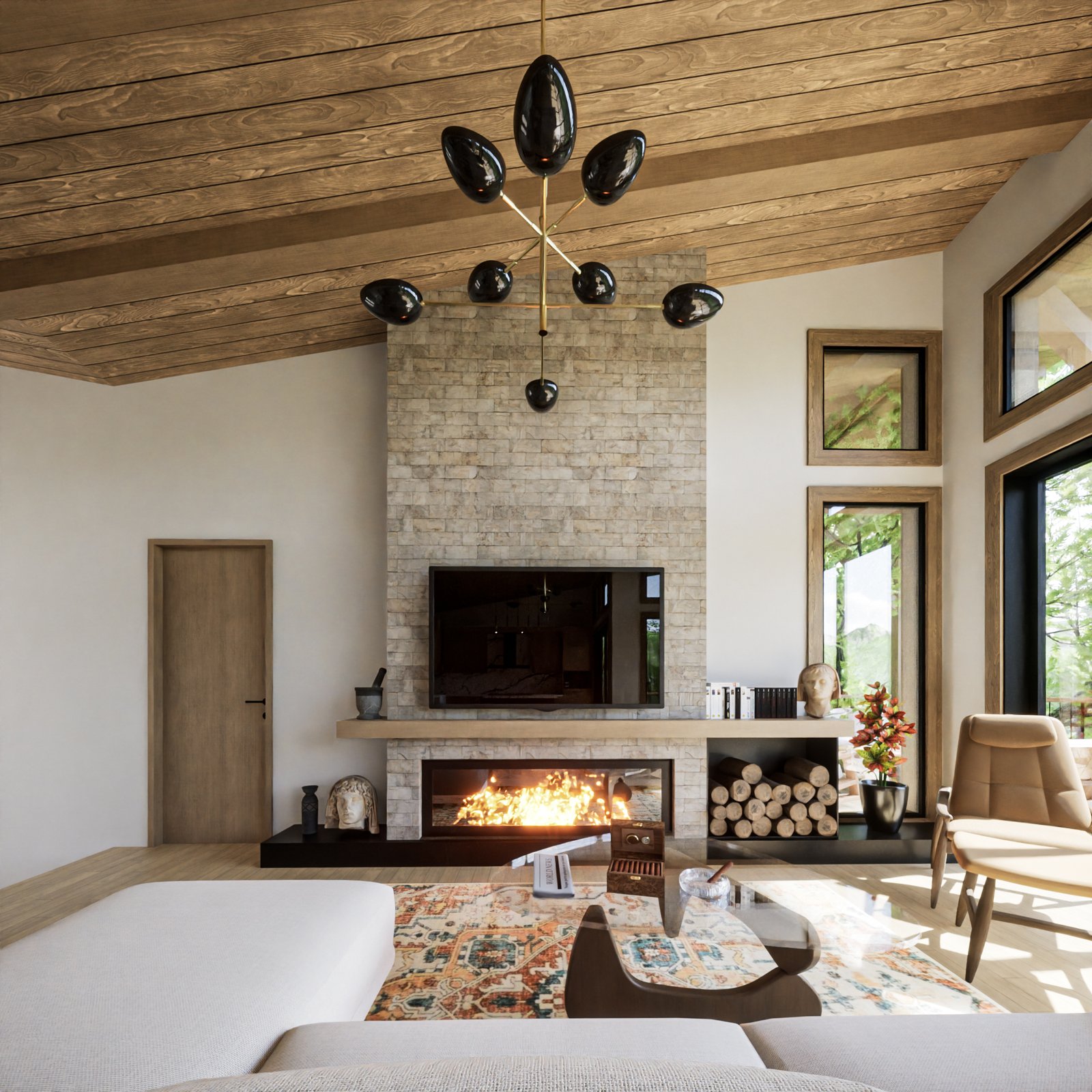PRIVATE MOUNTAIN INTERIOR DESIGN PROJECT, GEORGIA, USA, 2025